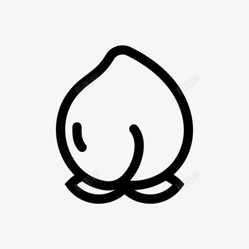 新鲜水果水果杏svg_新图网 https://ixintu.com 水果 新鲜