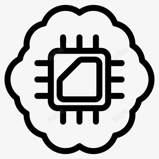 人工智能深度学习机器学习svg_新图网 https://ixintu.com 人工智能 学习 深度 学习机 机器 芯片 自动化 神经网络 数据 科学技术 线图