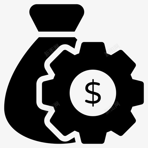 财务管理预算预测财务计划svg_新图网 https://ixintu.com 财务管理 预算 预测 财务 计划 节约 资金 企业管理 字形 图标 集合