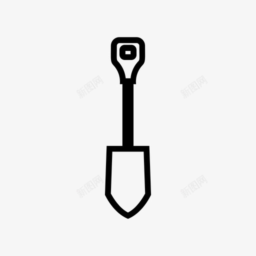 铲工具建筑工具挖掘花园svg_新图网 https://ixintu.com 工具 建筑 建筑工 挖掘 花园 园艺 手柄 工程师