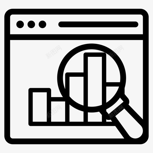 网络分析数据分析市场调查svg_新图网 https://ixintu.com 分析 网络 数据分析 市场调查 趋势 统计 图表 文档 相关 线图 图标