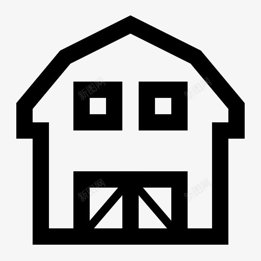 农场农业建筑svg_新图网 https://ixintu.com 农业 农场 建筑 花园