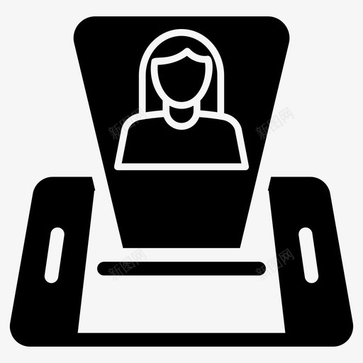 增强现实3d移动技术arsvg_新图网 https://ixintu.com 移动 增强 现实 技术 屏幕 数据 科学技术 字形 图标 集合