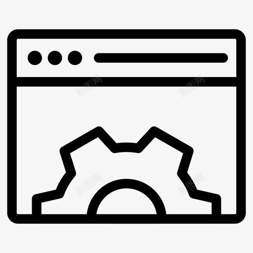 网页设置网页前进网页配置svg_新图网 https://ixintu.com 主机 前进 发展 图标 服务器 线图 网站维护 网站维护中 网络 网页 设置 配置