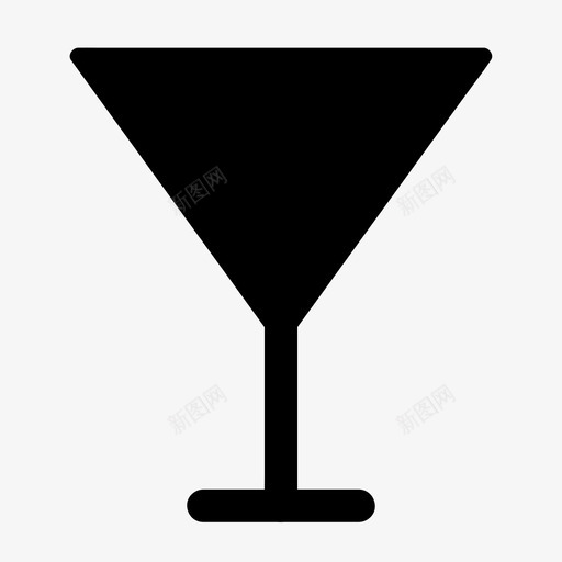 鸡尾酒杯酒类饮料svg_新图网 https://ixintu.com 鸡尾 鸡尾酒 酒杯 饮料 酒类 马提尼 所有 尺寸 基本 图标