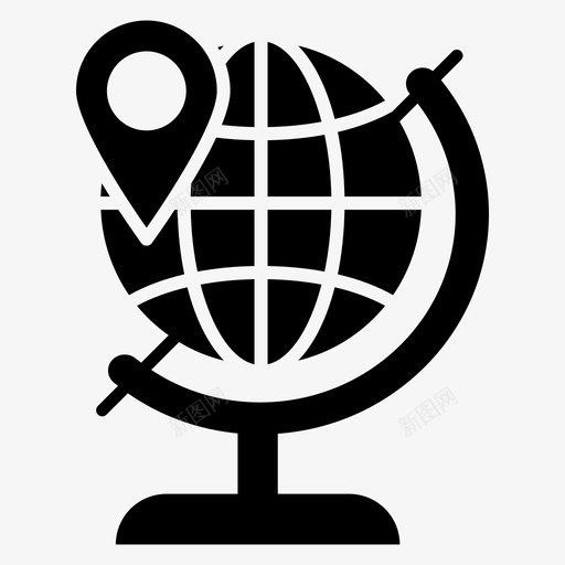 地理地理设备地理地球仪svg_新图网 https://ixintu.com 地理 地球仪 位置 设备 全球 地图 教育 实体 实体图 图标