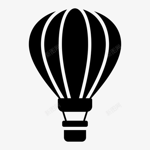 气球冒险飞机svg_新图网 https://ixintu.com 气球 冒险 飞机 火气 降落伞 旅行 度假 固体 图标