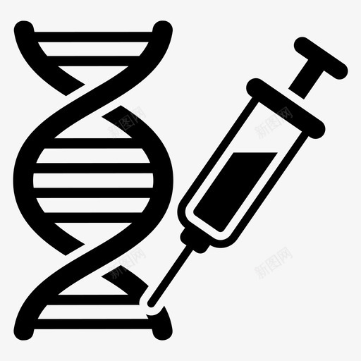 遗传学dnadna链svg_新图网 https://ixintu.com 遗传学 遗传 分子 一组 教育 图标