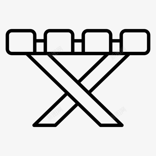 折叠桌野营桌餐桌svg_新图网 https://ixintu.com 折叠 野营 餐桌 便携 旅游 度假 矢量 矢量图 图标