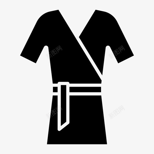 浴袍衣服家居服svg_新图网 https://ixintu.com 浴袍 衣服 家居服 大衣 早餐