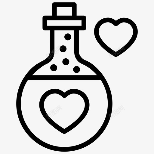 爱情药水魔法药水混合器svg_新图网 https://ixintu.com 爱情 药水 魔法 混合器 药瓶 婚礼 矢量 矢量图 图标