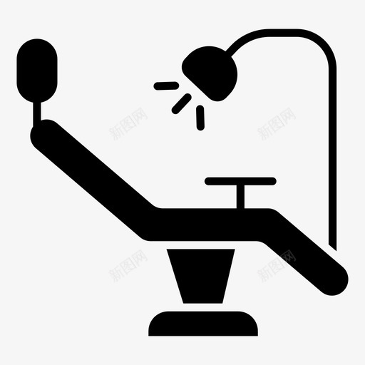 牙医椅牙科诊所牙科治疗svg_新图网 https://ixintu.com 牙科 牙医 诊所 治疗 单元 科学 医学 字形 矢量 矢量图 图标