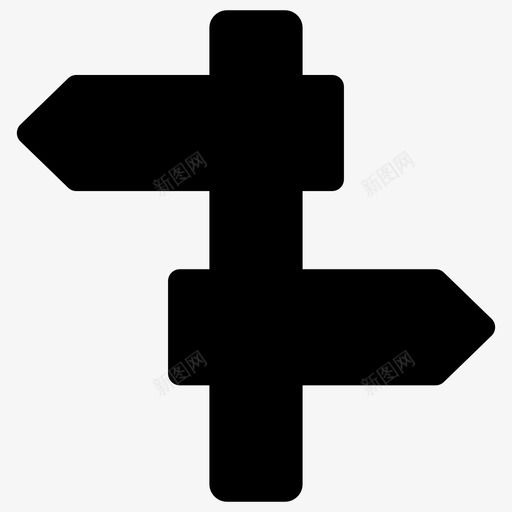 方向牌指板路牌svg_新图网 https://ixintu.com 路牌 方向 牌指 旅游酒店 娱乐 爱好 矢量 矢量图 图标