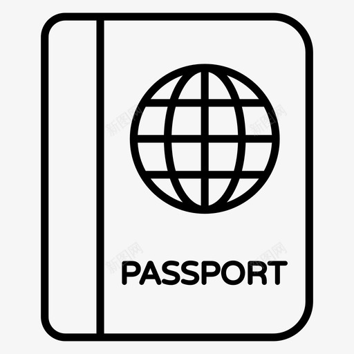护照执照旅行许可证svg_新图网 https://ixintu.com 旅行 护照 执照 许可证 签证 假日 矢量 矢量图 图标