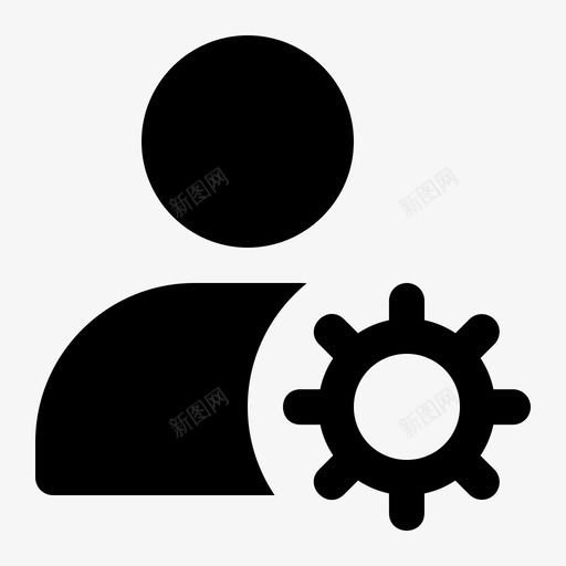 管理帐户设置用户界面svg_新图网 https://ixintu.com 管理 帐户 用户界面 设置 用户 通用