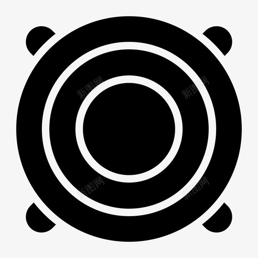 低音扬声器音频播放器音乐播放器svg_新图网 https://ixintu.com 扬声器 播放器 系统 低音 音频 音乐 音响 立体声 一套 乐器 字形