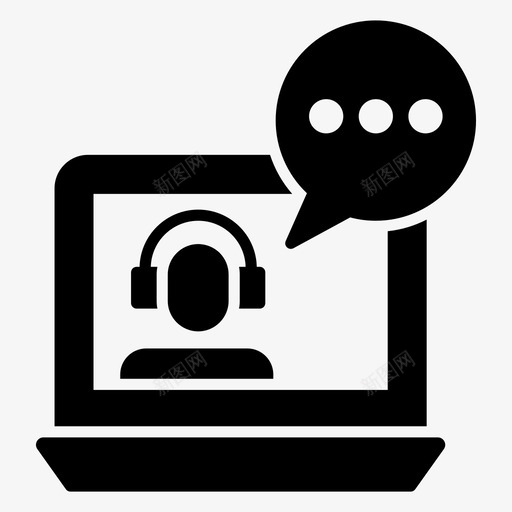 在线咨询在线讨论远程会诊svg_新图网 https://ixintu.com 在线咨询 讨论 远程 会诊 在线 虚拟 医疗保健 字形 矢量 矢量图 图标