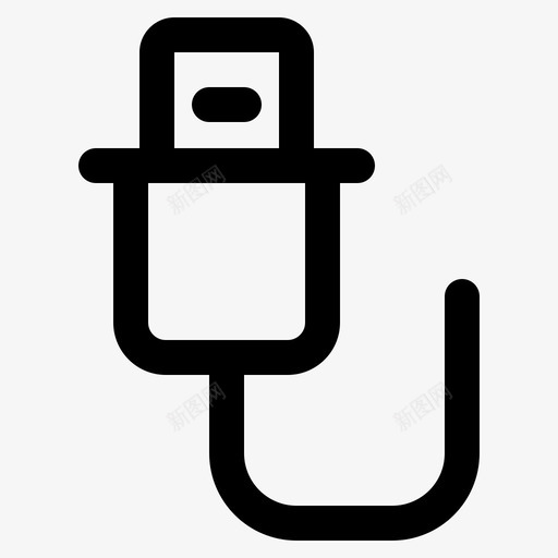 usb电缆设备电子svg_新图网 https://ixintu.com 电缆 设备 电子 小工 工具 电子设备 概述