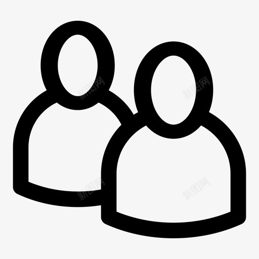用户联系人群组svg_新图网 https://ixintu.com 用户 联系人 群组 人物 个人资料 真棒 大胆