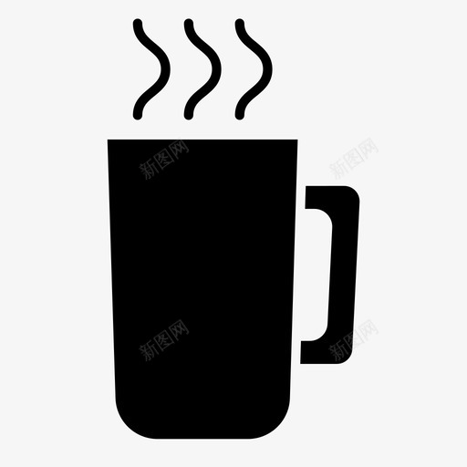 一杯咖啡冷的冬天的svg_新图网 https://ixintu.com 一杯 咖啡 冷的 冬天 马克 冬季 图标 实心