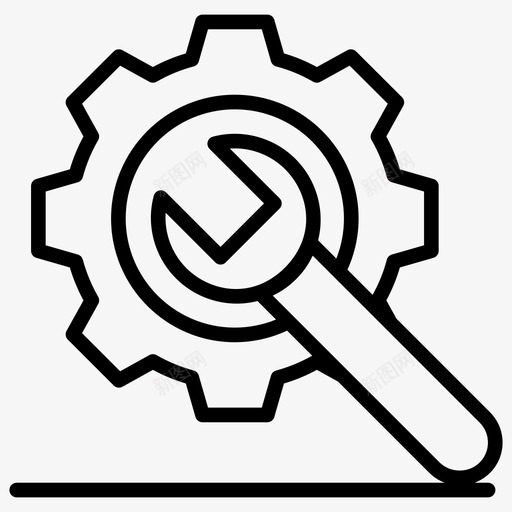 设置应用工具齿轮svg_新图网 https://ixintu.com 齿轮 设置 应用 工具 配置 构造 工具集 实体 实体图 图标