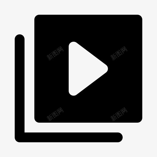 视频采集媒体播放器播放列表svg_新图网 https://ixintu.com 视频 采集 用户界面 媒体播放器 播放列表 通用