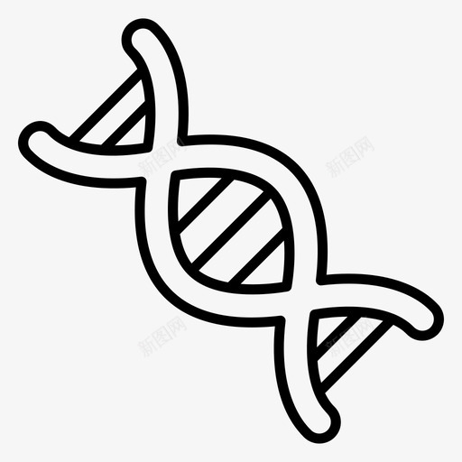 dna生物学dna链svg_新图网 https://ixintu.com 生物学 遗传学 遗传 医学 医疗保健 矢量 矢量图 图标