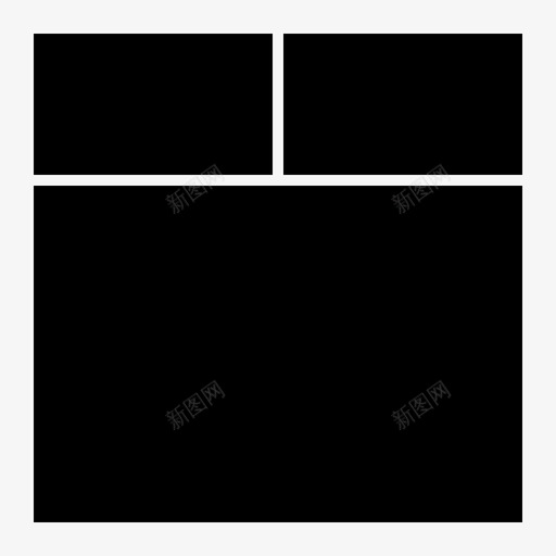 网格线框布局图示符集21svg_新图网 https://ixintu.com 网格线 布局 图示 符集