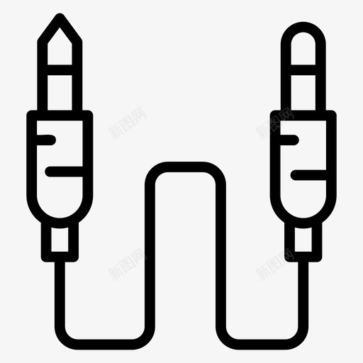 插孔连接器音频插孔输入设备svg_新图网 https://ixintu.com 插孔 连接器 电缆 音频 输入 设备 音乐 扬声器 技术 矢量 矢量图