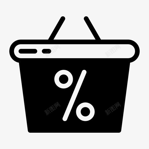 购物折扣购物篮黑色星期五svg_新图网 https://ixintu.com 购物 折扣 黑色 星期五 购物篮 星期 五大 减价 活动