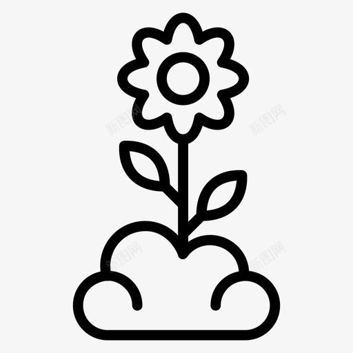 春天的天气花花园花svg_新图网 https://ixintu.com 天气 春天 天和 矢量图 矢量 生态 季节 秋天 花集 牡丹花 自然