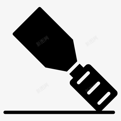 凿子农具刮刀svg_新图网 https://ixintu.com 凿子 农具 刮刀 铁锹 泥铲 建筑 建筑工 工具集 实心 图标