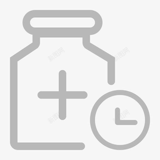 ico线性图标药库管理药品有效期预svg_新图网 https://ixintu.com 线性 图标 药库 管理 药品 有效期