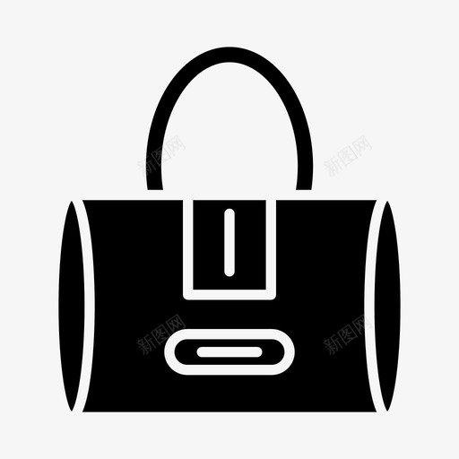 手袋奢侈品购物svg_新图网 https://ixintu.com 手袋 奢侈品 购物 实心