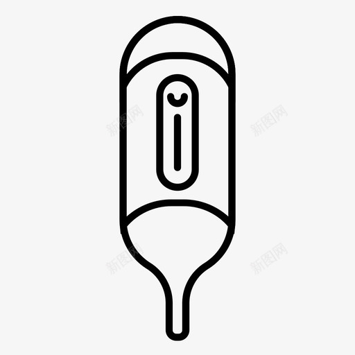 温度计健康保健svg_新图网 https://ixintu.com 冬季 温度计 健康保健 医院 图标 设置
