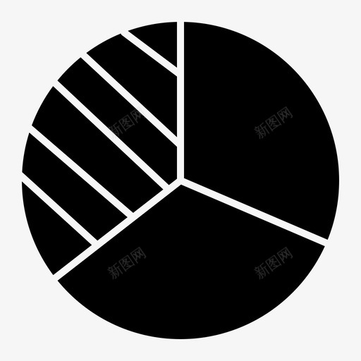 图表饼图财务字形集60svg_新图网 https://ixintu.com 图表 饼图 财务 字形