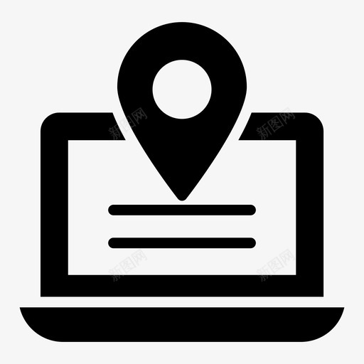 联机位置位置标记地图定位器svg_新图网 https://ixintu.com 位置 联机 地图 标记 定位器 定位 在线 指针 导航 实体 矢量