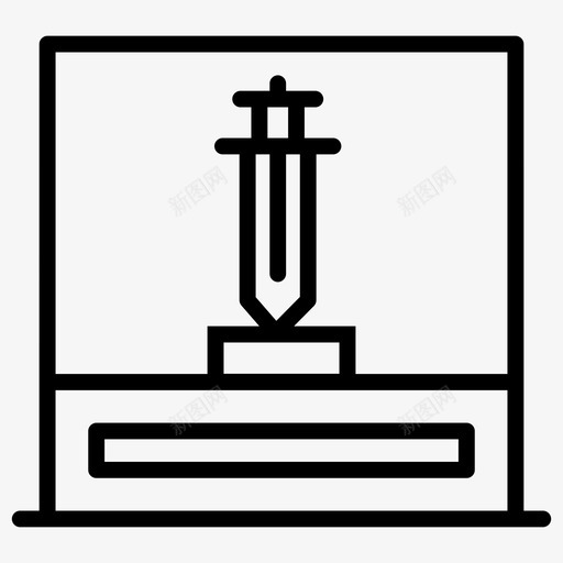 博物馆展示刀剑剑svg_新图网 https://ixintu.com 博物馆 展示 刀剑 剑剑 古代 大刀 展览 矢量 矢量图 图标