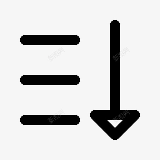 降序数组顺序svg_新图网 https://ixintu.com 用户界面 降序 数组 顺序 排序 通用
