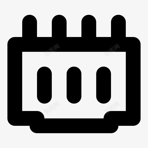 并联管理变压器svg_新图网 https://ixintu.com 并联 管理 变压器 线性 单色 简约