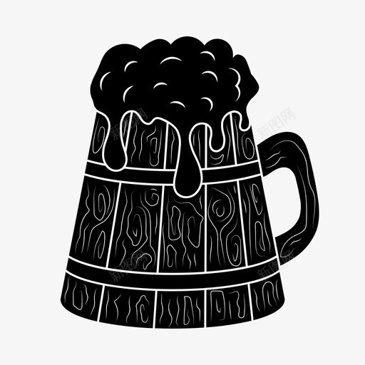 啤酒杯酒精爱尔兰svg_新图网 https://ixintu.com 啤酒杯 帕特 帕特里 里克 酒精 爱尔兰 日圣