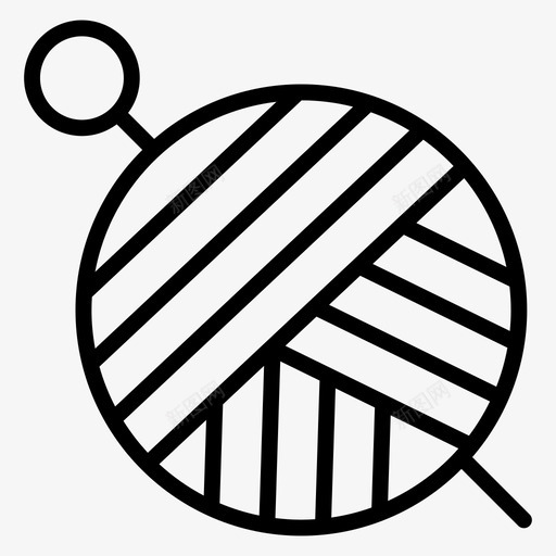 针织套件钩针钩钩针svg_新图网 https://ixintu.com 针织 套件 钩针 羊毛 编织 线轴 缝纫 矢量 矢量图 图标