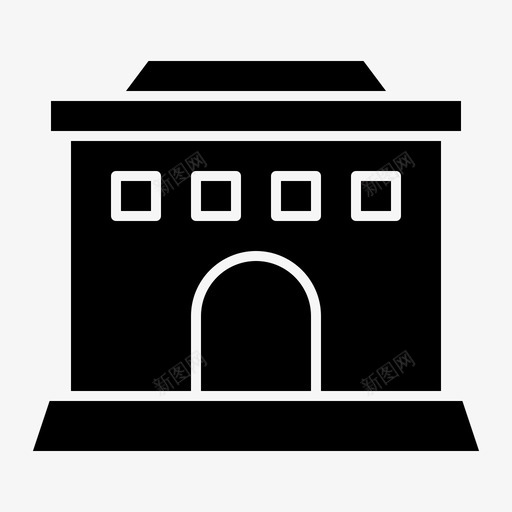 建筑住宅房屋svg_新图网 https://ixintu.com 建筑 住宅 住宅房 房屋 地图 字形