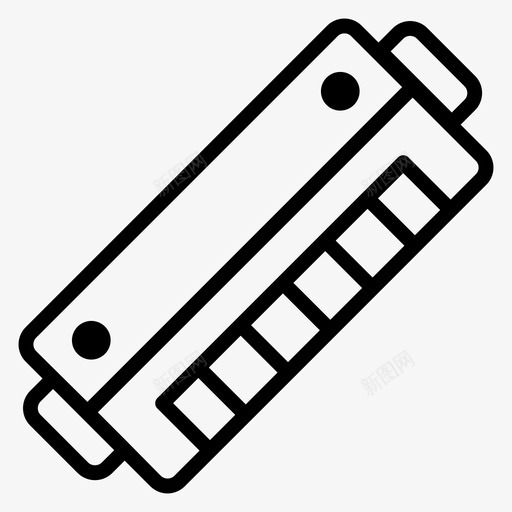 口琴航空电话法式竖琴svg_新图网 https://ixintu.com 口琴 航空 电话 法式 竖琴 一套 乐器 向量 图标