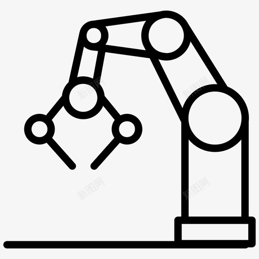主机械手起重臂液压臂svg_新图网 https://ixintu.com 主机 机械手 起重 重臂 液压 工业 机械 成套 施工 工具 实心