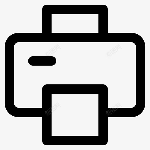 打印机设备ui图标svg_新图网 https://ixintu.com 打印机 设备 图标