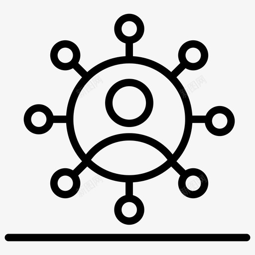 联盟营销链接人推荐svg_新图网 https://ixintu.com 营销 联盟 推荐 社会 链接 计划 社区 媒体 向量 图标