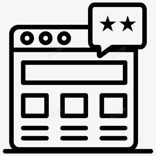 网站反馈营销和社交媒体线矢量图标集svg_新图网 https://ixintu.com 网站 反馈 营销 社交 媒体 矢量 矢量图 图标