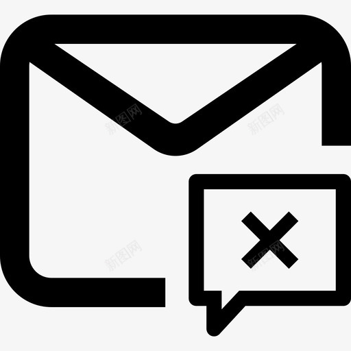 m不回复来信svg_新图网 https://ixintu.com 不回 回复 来信