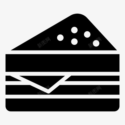 三明治俱乐部三明治快餐svg_新图网 https://ixintu.com 三明治 俱乐部 快餐 垃圾 食品 三角 一组 食物 图标